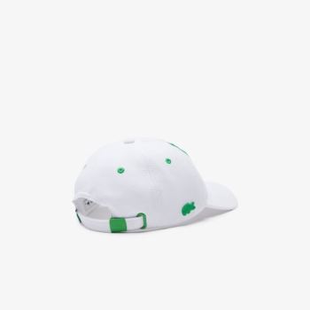 Lacoste Lacoste & The Everglades Foundation Co-Branded Cap - Čepice Pánské Bílé | CZ-KF6utv